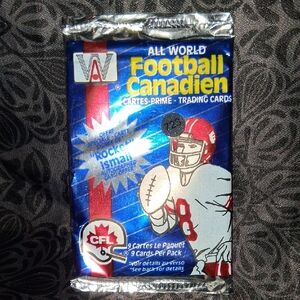 Football Canadien CFL Trading Cards Pack - Blue